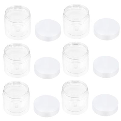 12 Pack 60ml round Plastic Empty Jars with Tight Lids