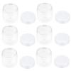 12 Pack 60ml round Plastic Empty Jars with Tight Lids view 1