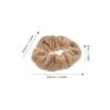 HEATSHAKING Plush Hair Accessories for Women and Including Hairband Hair Clip and Firm Hold and Long Serving Life White Flocking and Abs Material for Working and Sporting view 2