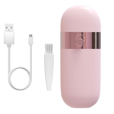 Electric Shaver for Women, Pink Double-Headed Hair Remover with Light, USB Rechargeable, for Face, Arm, Leg, Underarm, Bikini Line