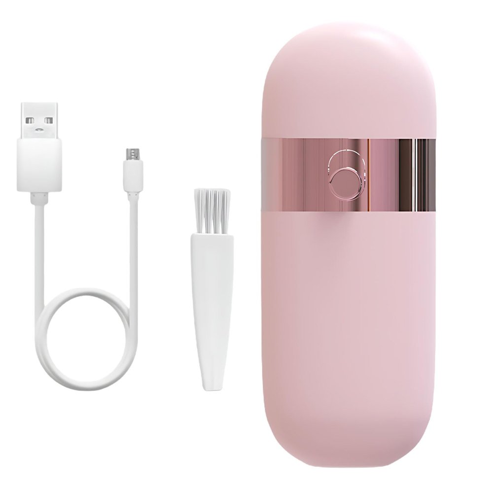 Electric Shaver for Women, Pink Double-Headed Hair Remover with Light, USB Rechargeable, for Face, Arm, Leg, Underarm, Bikini Line