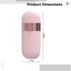 Electric Shaver for Women, Pink Double-Headed Hair Remover with Light, USB Rechargeable, for Face, Arm, Leg, Underarm, Bikini Line view 3