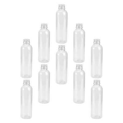 GALPADA 22pcs Refillable Transparent Plastic Liquid Bottles with Aluminum Caps Portable Travel Storage Containers for Cosmetics Liquid Soap and Dispensers Reusable Visible Sub-packing