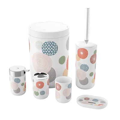 OBKSEB Plastic Bathroom SuSuites Home Wash Set Print Ted Household