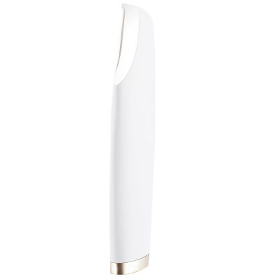 Dermaplane Razor for Women Face |Sonic Facial Hair Remover with LED Light, Electric Peach Fuzz Remover & Facial Exfoliation Tool for Smooth-Looking Skin, Eyebrow Grooming, 4 Replacement Blades,Pearl