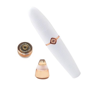 UKCOCO Electric Body Hair Trimmer for Women USB Shaving Cutter Rechargeable 600mah Abs Material No Cuts Convenient Personal Grooming Tool White