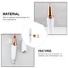 UKCOCO Electric Body Hair Trimmer for Women USB Shaving Cutter Rechargeable 600mah Abs Material No Cuts Convenient Personal Grooming Tool White view 3