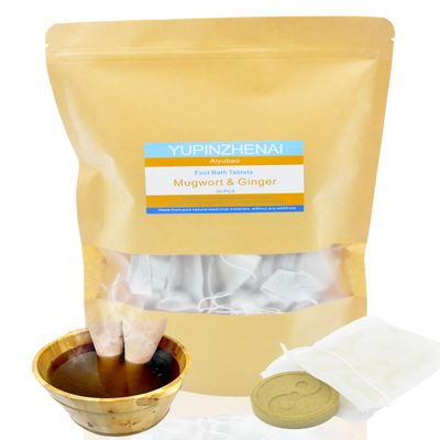Mugwort & Ginger Herbal Foot Soak Soothing Spa Cleanse