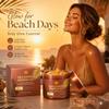 Gold Shimmer Tanning Gel | Browning Tan Accelerator | Non-Greasy, Water-Resistant with Carrot & Coconut Oil | Vitamin A & E For Moisture & Hydration | Made in Greece | 5 oz + Spatula view 2