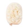 SOLUSTRE Beige Bath Mesh Shower Ball with Hanging Rope, Exfoliating Sponge and Soft Cloth for Safe Use, Gift for Friends and Families in Shower and Bath view 1