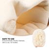 SOLUSTRE Beige Bath Mesh Shower Ball with Hanging Rope, Exfoliating Sponge and Soft Cloth for Safe Use, Gift for Friends and Families in Shower and Bath view 3