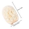 Toyvian Beige Bath Ball Scrub Shower Ball Made of Sponge and Woven Fabric with Hanging Rope, Safe to Use and Environmentally Friendly Materials, for Hotel Use or Gift for view 2