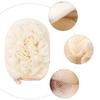 Toyvian Beige Bath Ball Scrub Shower Ball Made of Sponge and Woven Fabric with Hanging Rope, Safe to Use and Environmentally Friendly Materials, for Hotel Use or Gift for view 3