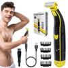 Electric Shaver for Men Wet and Dry Shower Facial Body Shavers Rotatable Full Body Waterproof Non-Slip USB Rechargeable 700mAh Travel Women Hair Removal Trimmer view 1
