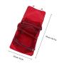 Baluue Travel Toiletry Cosmetics Bag with Hanging Hook and Four Compartments Portable Nylon Makeup Organizer for Business Trip and Camping view 2