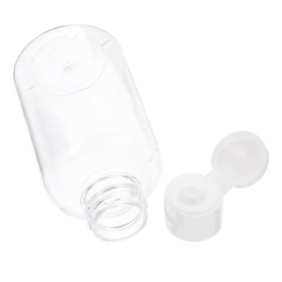 UKCOCO 36pcs Travel Size Reusable Plastic Bottles with Flip Cap Airtight Cosmetic Lotion Sample Bottles for Shampoo and Liquid Storage with Funnel