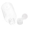 UKCOCO 36pcs Travel Size Reusable Plastic Bottles with Flip Cap Airtight Cosmetic Lotion Sample Bottles for Shampoo and Liquid Storage with Funnel view 1