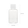 UKCOCO 36pcs Travel Size Reusable Plastic Bottles with Flip Cap Airtight Cosmetic Lotion Sample Bottles for Shampoo and Liquid Storage with Funnel view 2