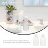 UKCOCO 36pcs Travel Size Reusable Plastic Bottles with Flip Cap Airtight Cosmetic Lotion Sample Bottles for Shampoo and Liquid Storage with Funnel view 3