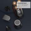 Five Head Beard Shaver LCD Display USB Rechargeable Men Razor view 4