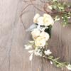 Ciieeo Bohemian Style Floral Hair Headband Wreath with Simulated Cloth Flowers, Eye-catching Photo Prop for Wedding and Photography Beach Accessories view 2