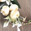 Ciieeo Bohemian Style Floral Hair Headband Wreath with Simulated Cloth Flowers, Eye-catching Photo Prop for Wedding and Photography Beach Accessories view 3