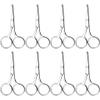 2026 New 8 Pack Small Round Tip Scissors - Professional Grooming for Hair,Eyebrows,Nose Hair & Mustache small grooming scissors view 1