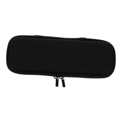 PartyKindom Lightweight Eva Hair Curler Storage Bag with Rational Storage Space, Travel Pouch for Hairdressing Tools and Curling Tongs, Compact Black Case for Easy Hair Curler Organization