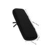 PartyKindom Lightweight Eva Hair Curler Storage Bag with Rational Storage Space, Travel Pouch for Hairdressing Tools and Curling Tongs, Compact Black Case for Easy Hair Curler Organization view 2