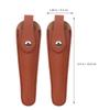 ULTECHNOVO 2pcs Pu Leather Hairdressing Scissor Bag Protective Cover for Scissors Tool Storage Organizer Suitable for Salon Hairdressers and Cutting Hair view 2