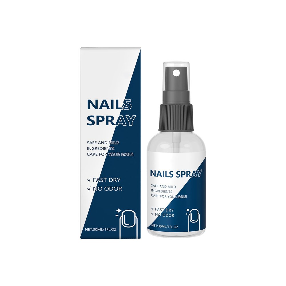 Nourishing Nail Repair Spray, Nail Care Treatment Spray, Safe Mild Ingredients, Keeps Feet Fresh & Dry All Day for All Nail Types (1 Pcs)