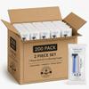 YACHT & SMITH 200 Pack Shaving Cream & Razor Kits, Disposable Razor with Shaving Cream Packet, Bulk Hygiene Kits view 1