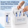 YACHT & SMITH 200 Pack Shaving Cream & Razor Kits, Disposable Razor with Shaving Cream Packet, Bulk Hygiene Kits view 3