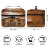 FodPand Fall Country Barn Makeup Bag Toiletry Bag Cosmetic Bags view 2
