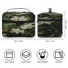 FodPand Flowers And Green Leaves Makeup Bag Toiletry Bag Cosmetic Bags view 2