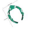CATIEBYE St Patrick Hairband Green Shamrock Headband Lightweight Adjustable Cloth Headband for Festival Celebrations and Parties Holiday Hair Accessories view 2