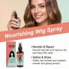 Lightweight No-Rinse Nourishing Wig Spray for Synthetic & Human Hair, 1.86 Fl Oz Synthetic Wig Spray for Reduces Tangles, Quick-Drying, Non-greasy Formula for Daily Use (1PCS, 55ml/pcs) view 2