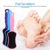TEHAUX Foot Files Easy to Grip Double-Sided Design with Handle 6 Pcs Plastic Sandpaper Callus Remover Tool Foot Dead Skin Remover for Home Pedicures view 3
