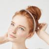 Cabilock 5pcs Knotted Leather Headbands for Women Thin Lightweight Headbands to Securely Hold Hairstyle Stylish Fashionable Hair Accessories for Everyday Wear view 4