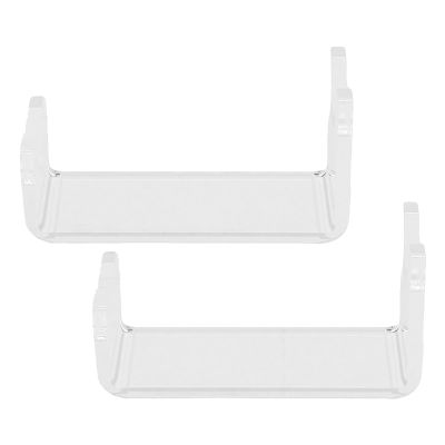 Pomya Clear Acrylic Beard Trimmer Stand 2PCS | Countertop Shaving Holder With Stable Base For Bathroom