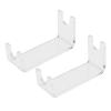 Pomya Clear Acrylic Beard Trimmer Stand 2PCS | Countertop Shaving Holder With Stable Base For Bathroom view 4