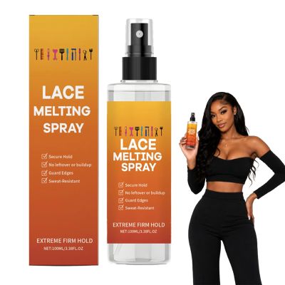 GosBio Lace Melting Spray for Wigs, Extreme Hold Invisible Lace Melt Spray, Fast Drying No Residue Wig Adhesive Spray, Natural Hairline Matte Finish, Gentle on Skin & Lace, Lasting Quality