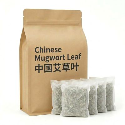 Pure Dried Mugwort Bath Tea Sachets, Dual-Use Bath & Foot Soak, 100% Sun-Dried Chinese Mugwort, Individually Packed, Warm Herbal Scent Relieves Daily Weariness, Unisex Home Spa (5)