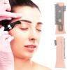 DIYEAH Electric Eyebrow Razor Blades Replacement Parts Orange Abs and Stainless Steel Material 10pcs with Universal Compatibility and Efficient Cutting Technology for Home and Travel view 3