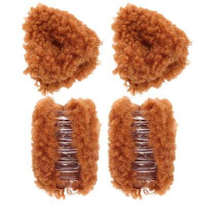 DOITOOL 4pcs Plush Cat Ear Hair Clips Side Clip Design Secures Bangs Cute Hair Claw for Women Soft Fluffy Styling Accessories for Parties Cosplay
