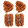 DOITOOL 4pcs Plush Cat Ear Hair Clips Side Clip Design Secures Bangs Cute Hair Claw for Women Soft Fluffy Styling Accessories for Parties Cosplay view 1