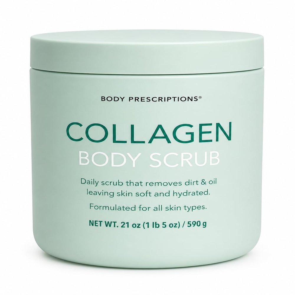 Collagen Exfoliating Body Scrub for Soft, Smooth & Hydrated Skin 21 oz