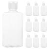 SHINYPASING 10pcs Refillable Travel Bottles for Toiletries with Flip Caps Leak Proof Pet Plastic Containers 30ml Each for Travel and Business Trips view 1