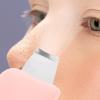 NOLITOY Pink Facial Skin Scrubber for Blackhead Removal Stainless Steel Spatula and Plastic Handle, Portable Exfoliating Face Scraper for Gentle Pore Cleaning and Skincare view 4