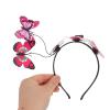 Kisangel Purple Butterfly Headband Stylish and Gentle on Hair with Metal and Plastic Material for Women and Wedding Hair Accessories for Bridal and Travel Photoshoots view 4